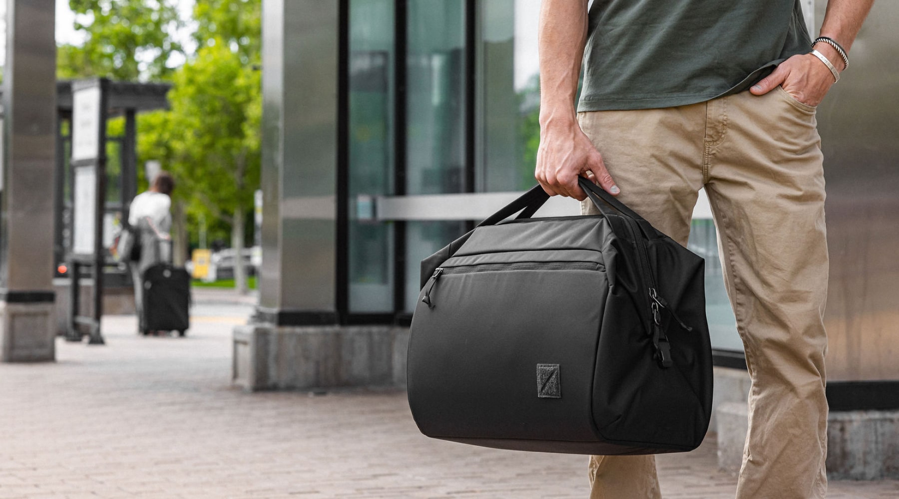 Transit Duffel 35L comes wrapped in foam protection