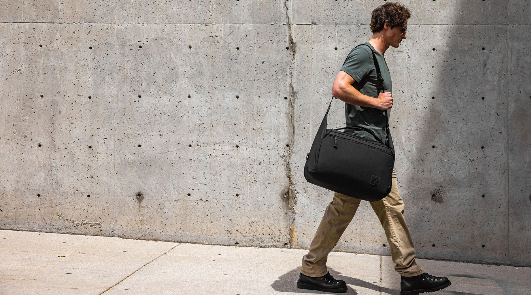 Transit Duffel 35L comes in an eco-friendly Solution Dyed Black