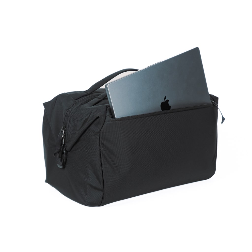 Customizable Duffle Bag Organizer With Double Laptop 