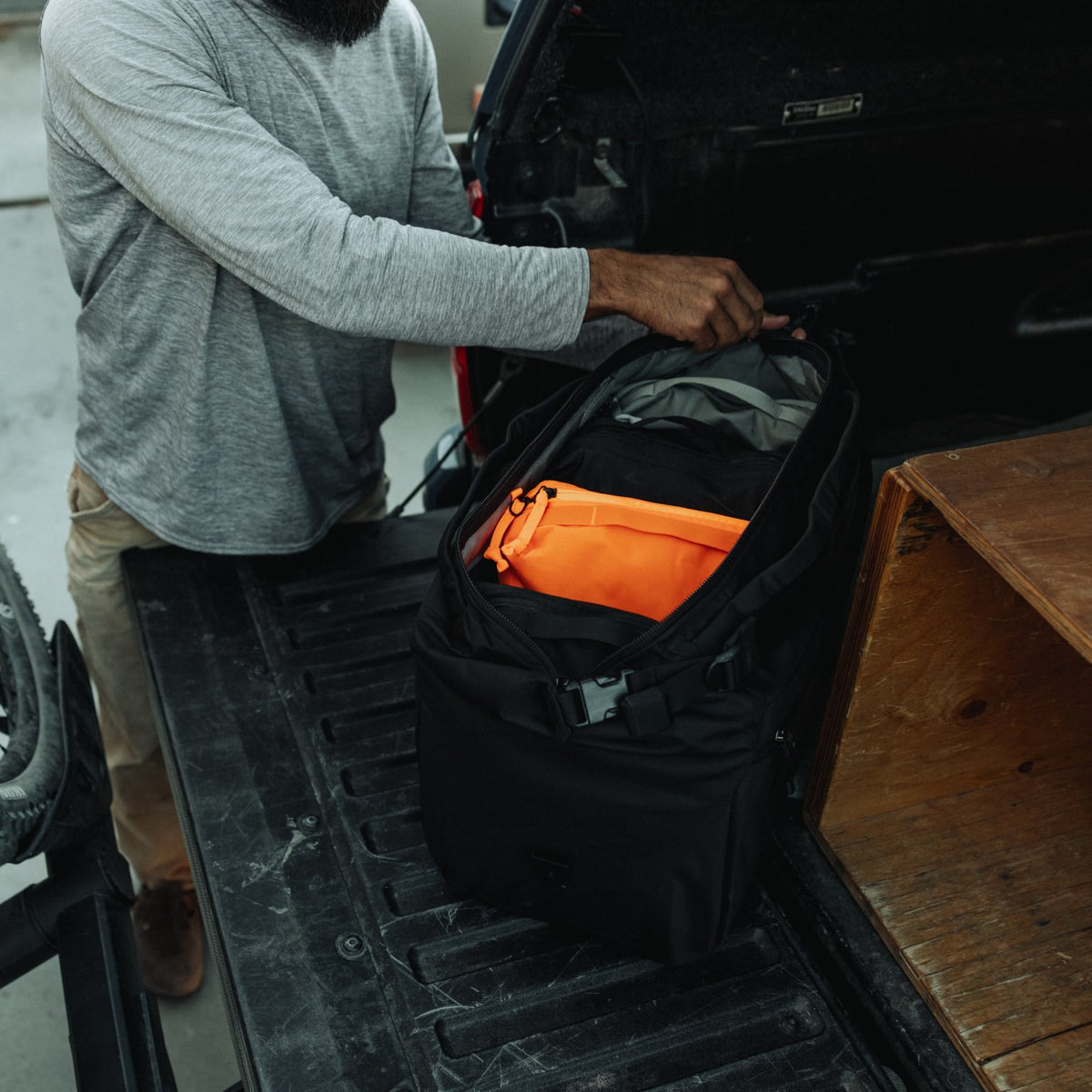 Transit Duffel 35L with Transit Packing Cube 10L road trip