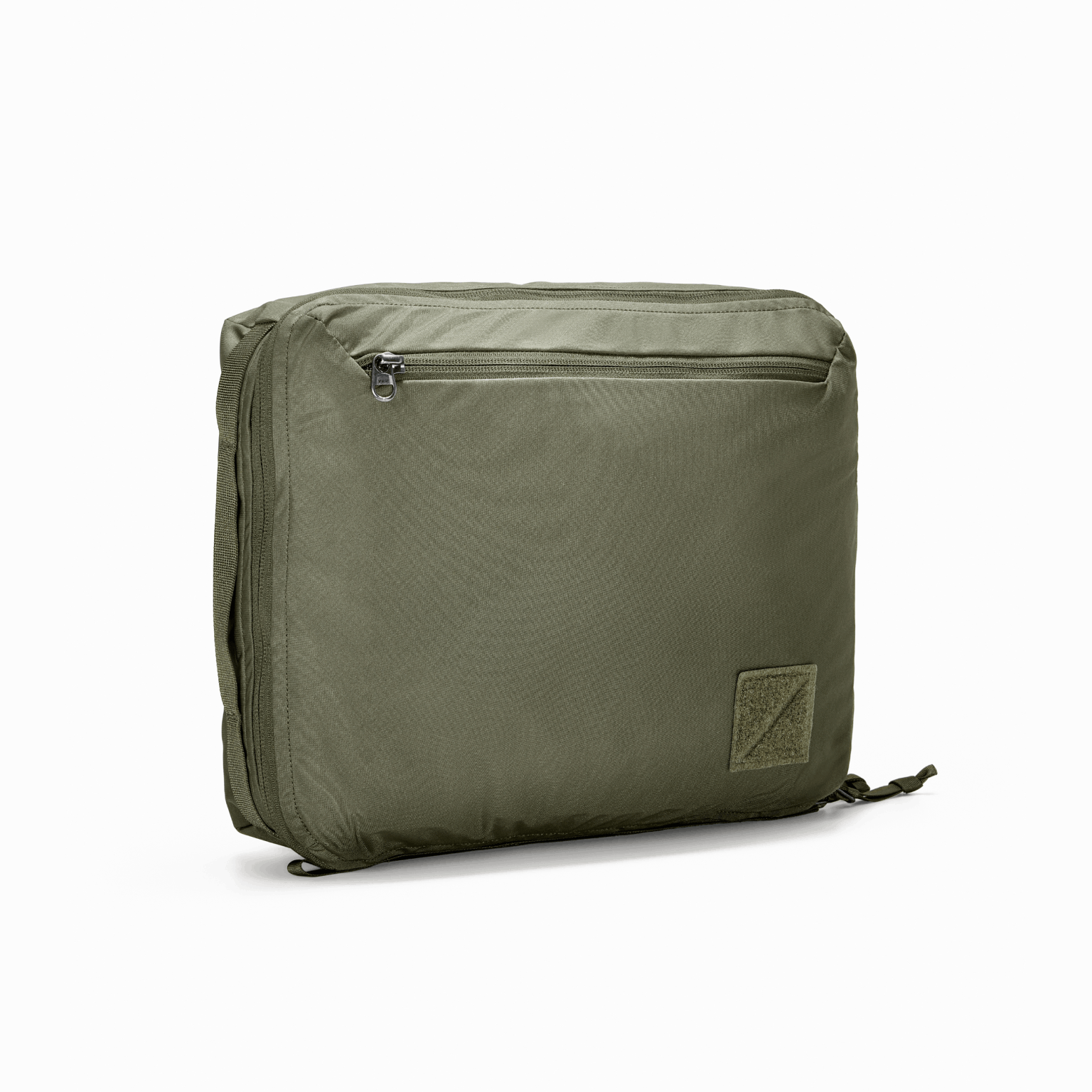 Transit Packing Cube 10L - OD Green - quarter view [13021a-ODG]