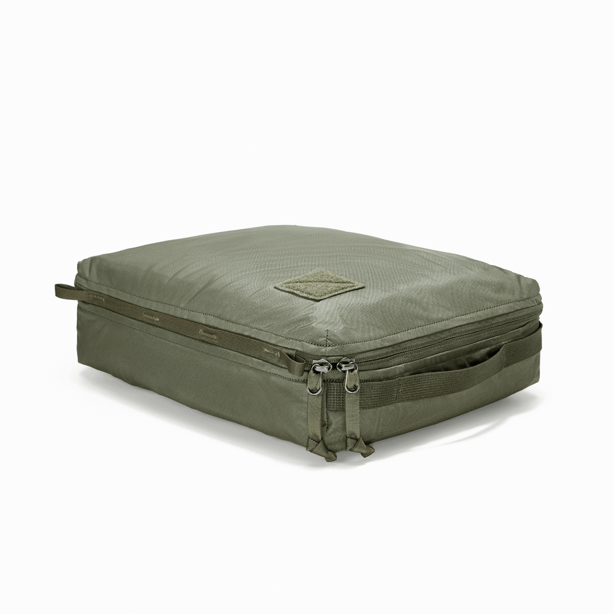 Transit Packing Cube 10L - OD Green - laid down and packed