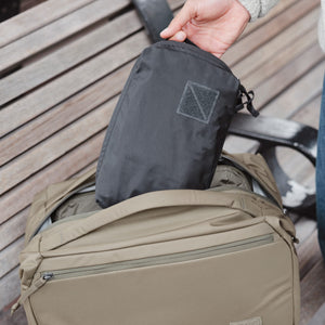 Transit Packing Cube 4L in Black - side handles