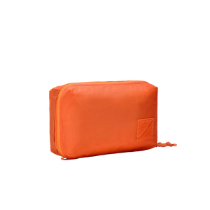 Transit Packing Cube 4L in Hot Orange - front profile closed