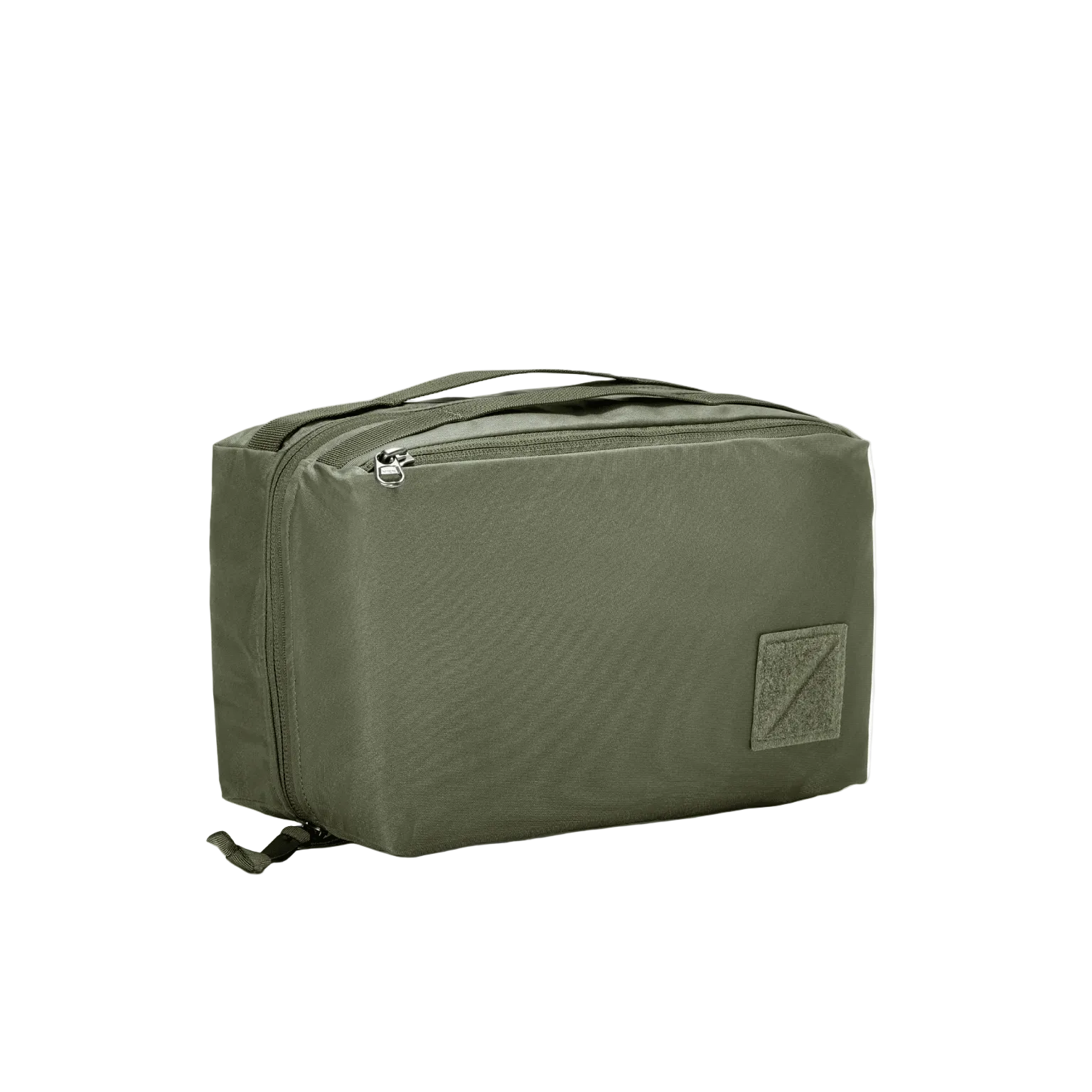 Transit Packing Cube 8L in OD Green -  front panel