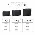 size guide packing cube