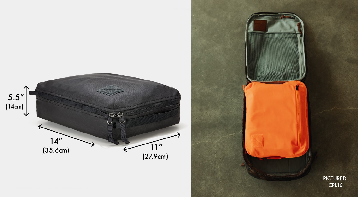 Transit Packing Cube 10L - Smart Dimensions