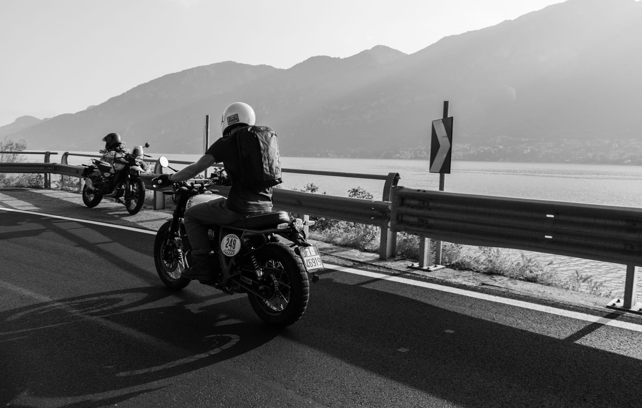 ULTRA Travel System on Moto in Lake Como