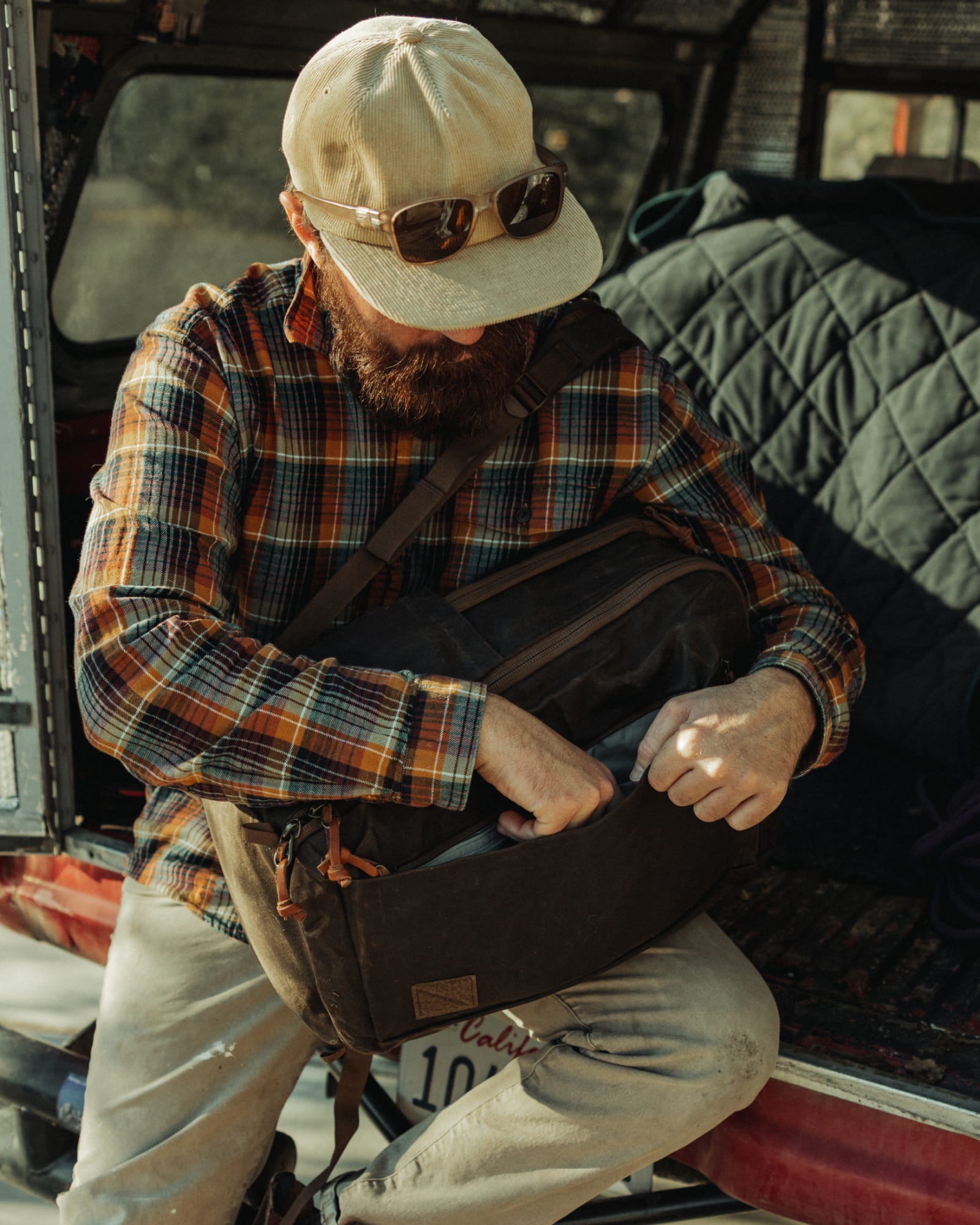 Waxed Canvas CIVIC Travel Bag No Sacrifices