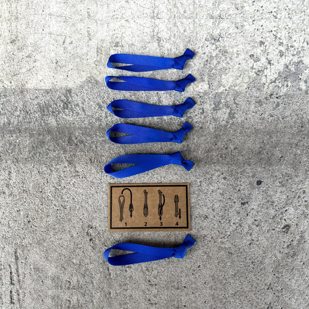 Zipper Puller Kit Signal Blue - Webbing EVERGOODS [19004a-SBL]