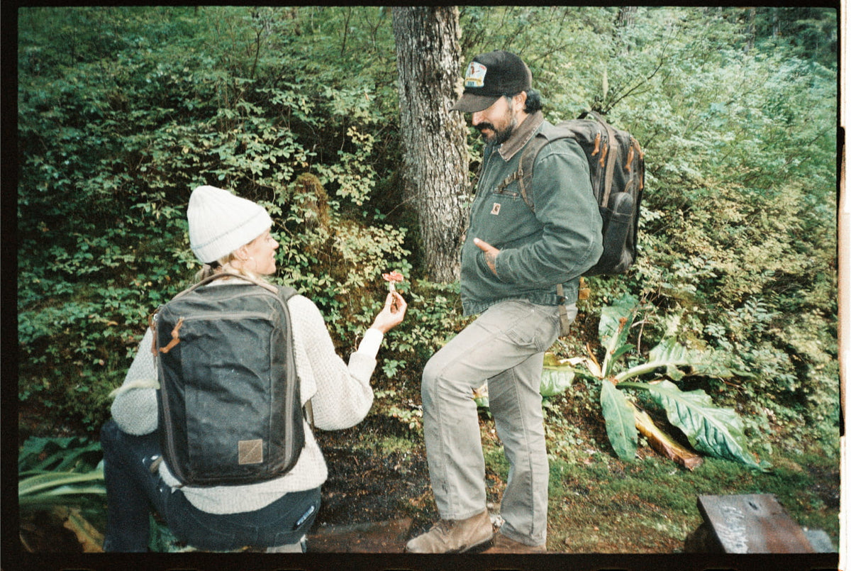 Alaska Wild Blueberries Waxed Canvas Hiking and Foraging