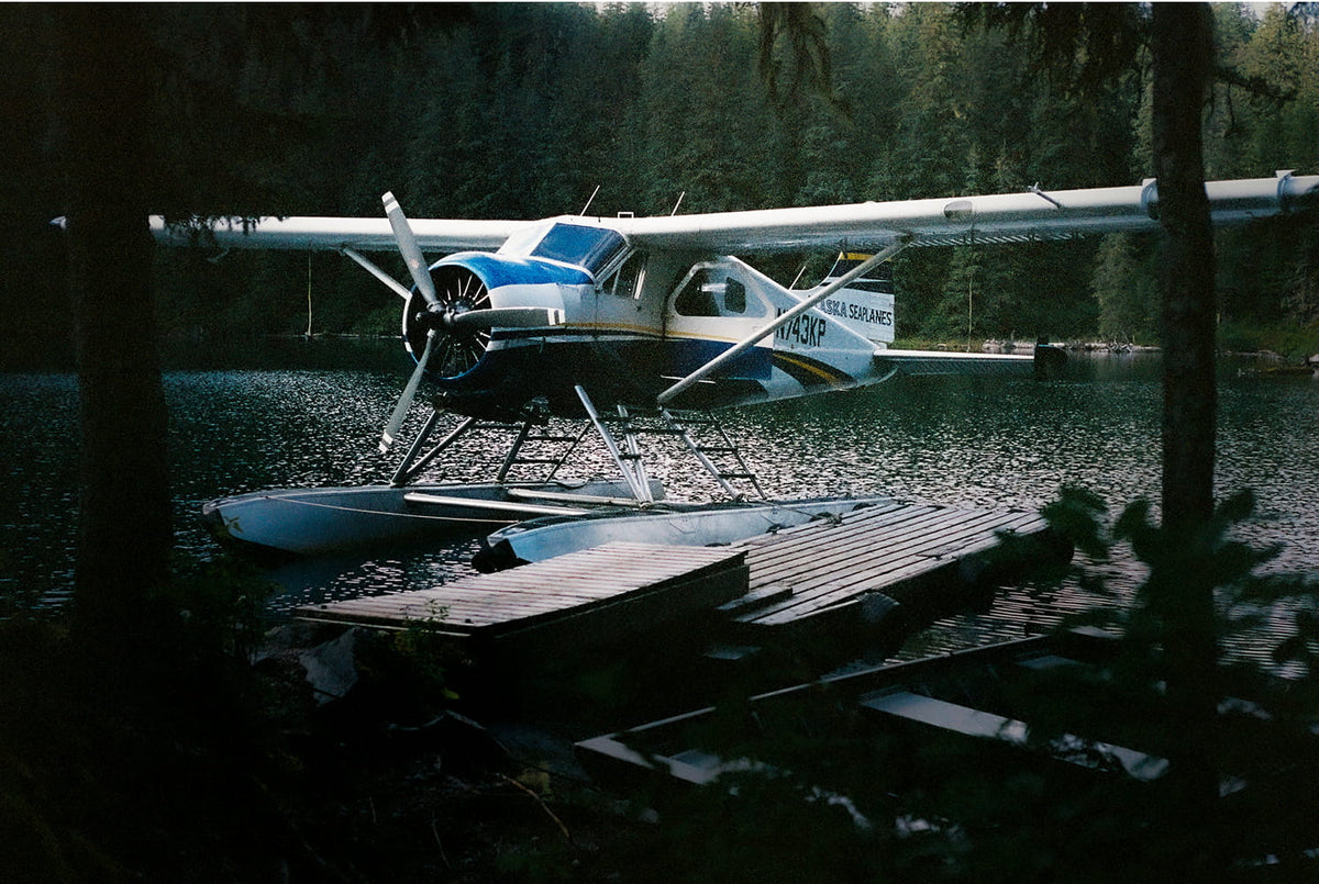 Alaska Wild Blueberries Waxed Canvas Float Plane