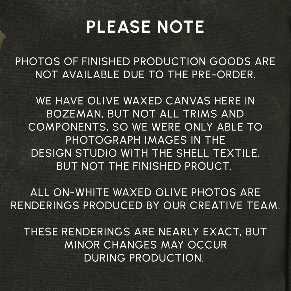 CIVIC Travel Bag - Waxed Olive - Pre-Order